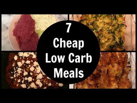 7 Cheap Low Carb Meals | Easy Keto Diet Dinner Ideas For The Week
