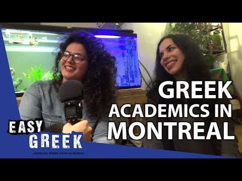 The Life of Greek Academics in Montreal | Easy Greek 33