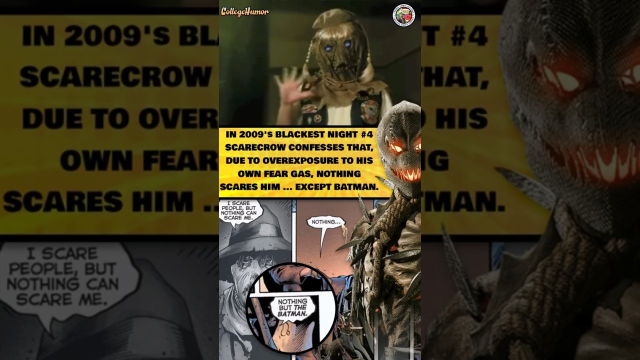 What scares the Scarecrow?