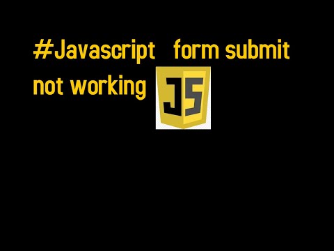 Javascript Submit Doesnt Trigger Form Submission