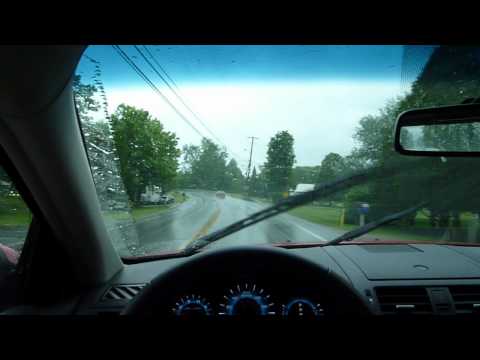 2012 Ford Fusion Sport in the rain