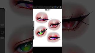 Eyes Rendering Timelapse #procreate #eyedrawing