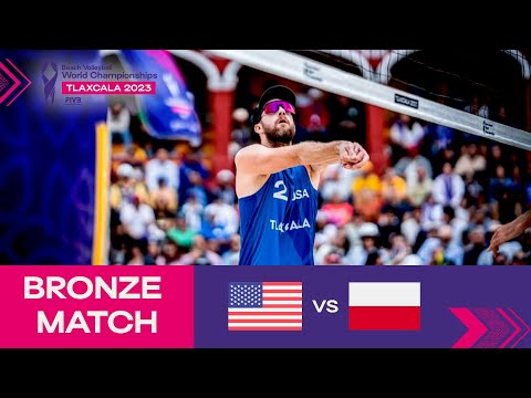 Crabb Tr./Brunner vs. Łosiak/Bryl - Bronze Match Highlights | Tlaxcala 2023 #mexbeachvolley