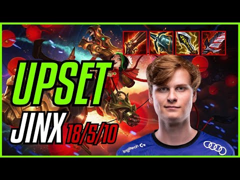 UPSET - JINX vs TRISTANA ADC - EUW DIAMOND - PATCH 11.9