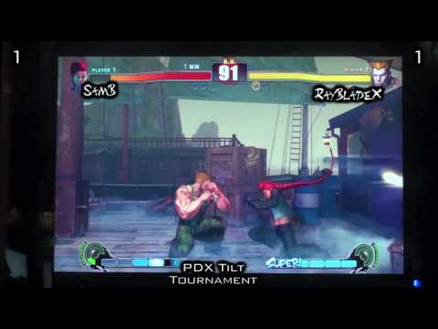 SF4 - PDX Tilt Tournament Losers Finals - SamB (VIP) vs RayBladeX (GUI_BOX).mov
