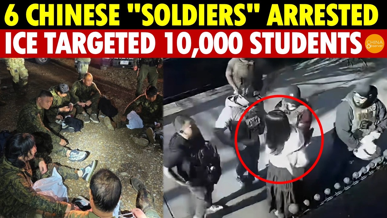 6 Chinese "Soldiers" Caught at US Border — ICE Exposes Massive OPT Scam, 10,000 Students Targeted
