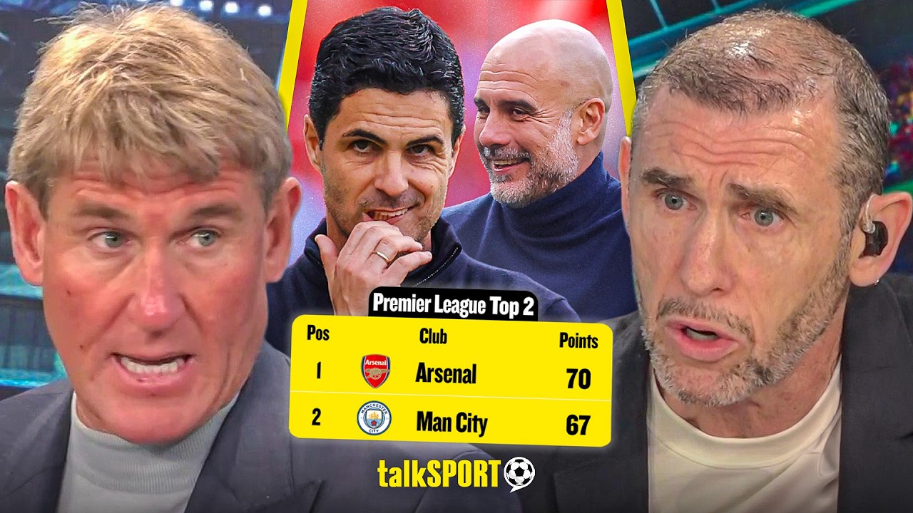 Simon Jordan & Martin Keown's HEATED CLASH on Arsenal LOSING to Man City amid TENSE Title Race!