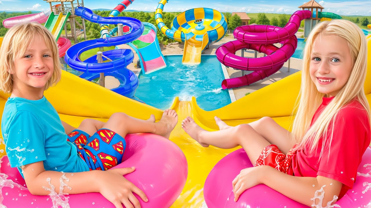 Rich vs Broke Waterpark | Katya and Dima