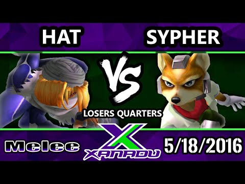 S@X 150 SSBM Losers Quarters - Sypher (Fox) Vs. Hat (Sheik)