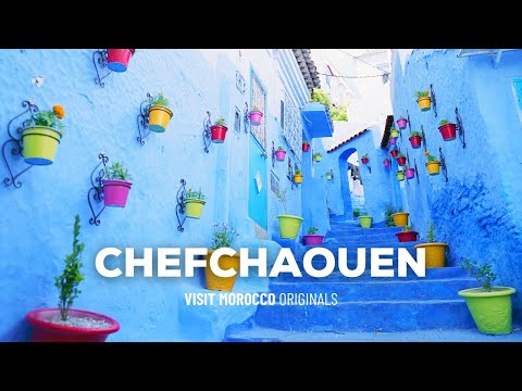 Explore Chefchaouen with Aerial Views and Walking the Blue Streets