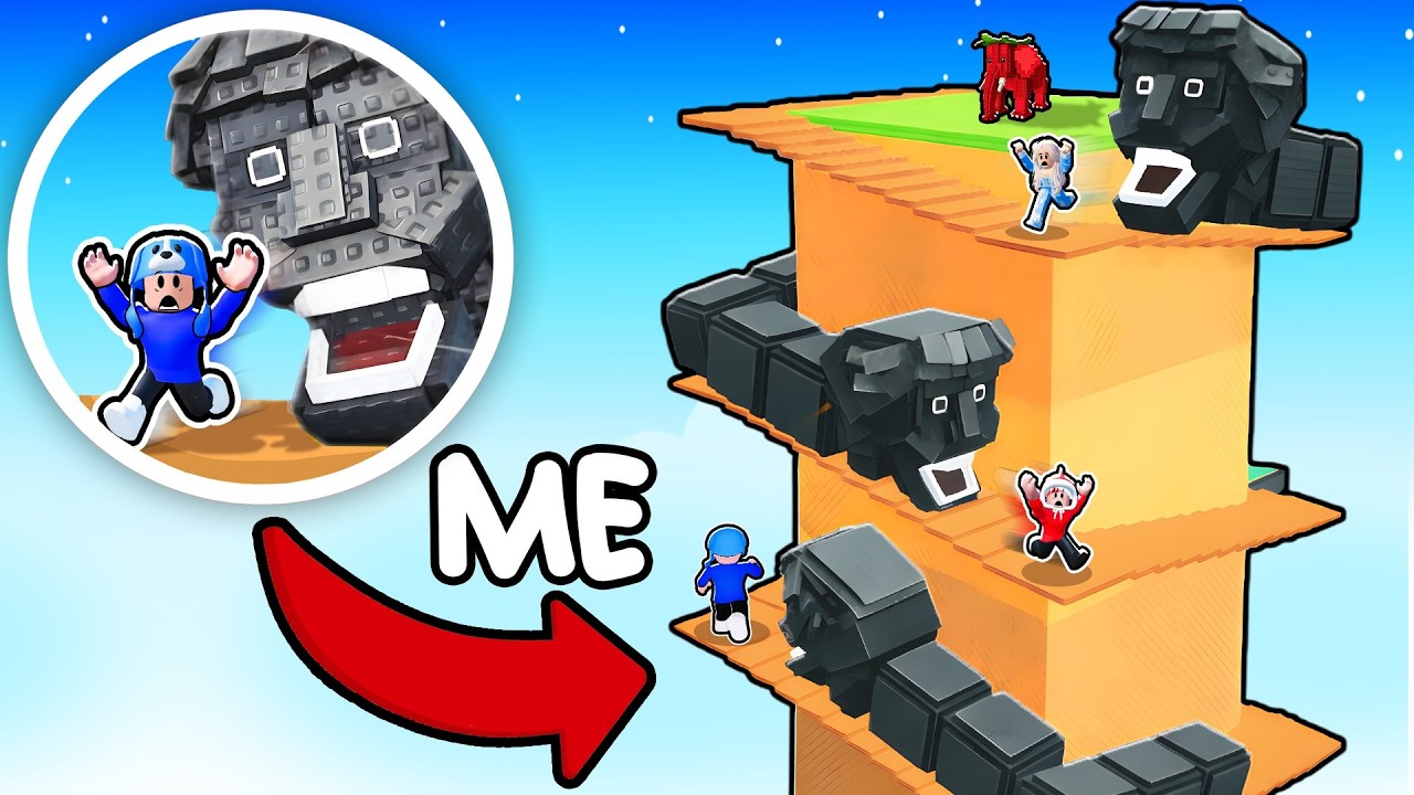 Climbing WORM TOWER to Save BRAINROTS in Roblox...