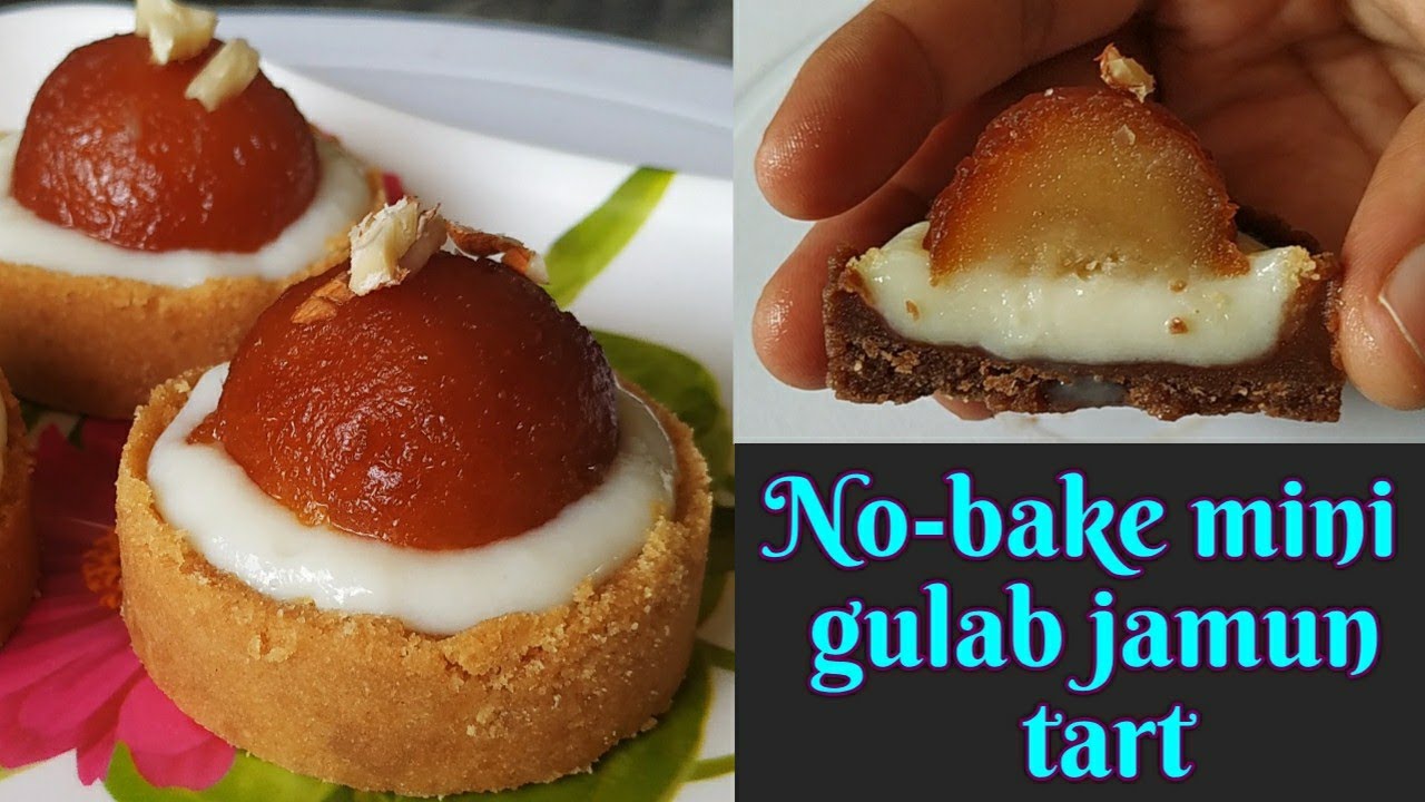 No-bake mini gulab jamun tart | Tart recipe | Dessert | No bake tart | Preethi's Passion World