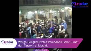 Warga Bengkel Protes Peniadaan Salat Jumat dan Tarawih di Masjid