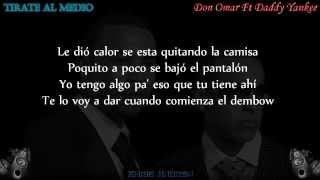 Tirate Al Medio - Don Omar Ft Daddy Yankee (Letra)