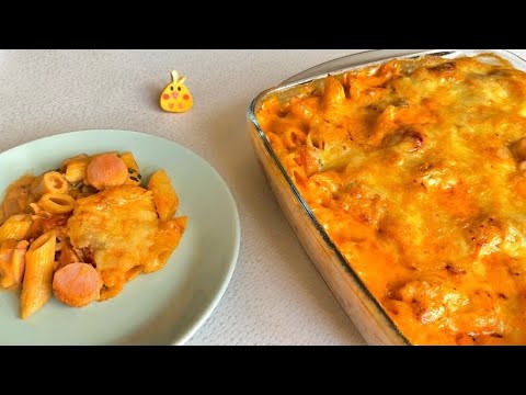 Easy Creamy Cheese Pasta With Tomato Sauce Recipe 🧀
