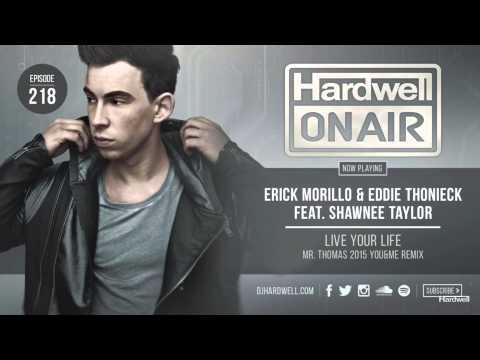 Hardwell dropping my Erick Morillo & Eddie Thoneick - Live Your Life remix on HOA218 (Clip)