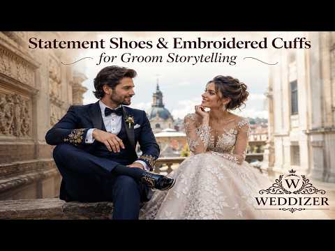 Statement Shoes & Embroidered Cuffs: Luxury Groom Fashion Trends You NEED for Your Wedding