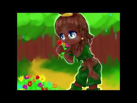 [Speedpaint] Naji’s flowers {Anime/manga chibi style drawing}