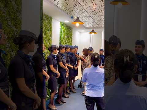 This is how indigo treats their crew 💙😍 #cabincrew #indigo6e #indigo #airhostess #indigoairhostess