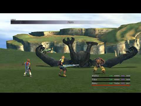 FINAL FANTASY X fastest way to beat earth eater