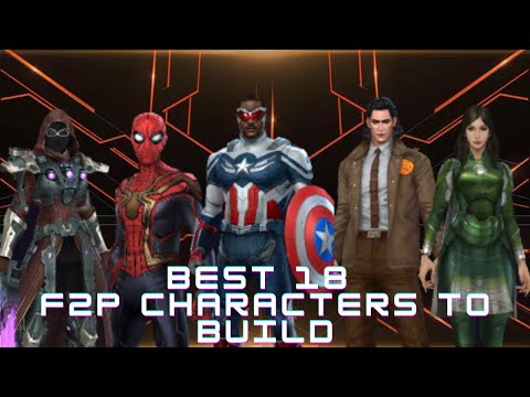 Marvel future fight 18 F2p Characters To Build || T3 & Transcend Characters || Begginers Guide
