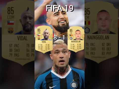 Arturo Vidal VS Radja Nainggolan Fifa 12-22