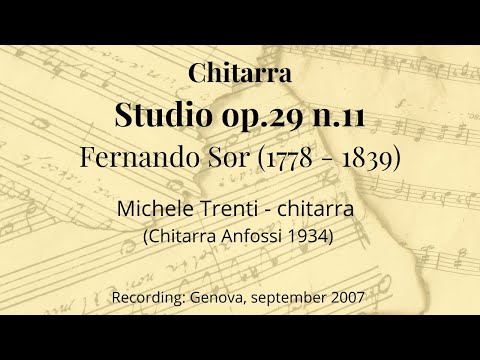 Fernando Sor - Studio op. 29, n. 11