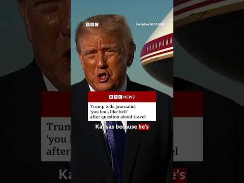 Trump tells journalist 