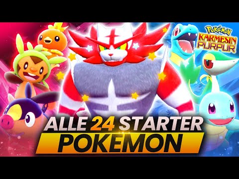 So bekommt ihr ALLE 24 STARTER-POKEMON im Karmesin & Purpur DLC!
