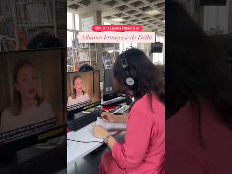 A day in the life of an Alliance Française de Delhi student🇲🇫🧑‍🏫