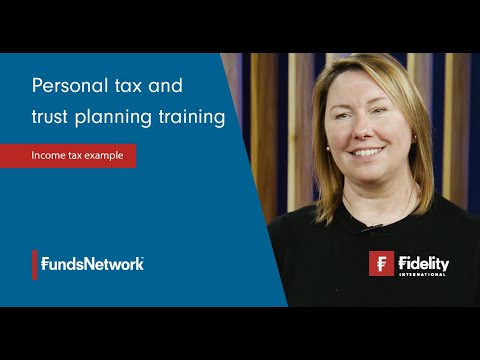 Personal tax and trust planning training: Income tax example