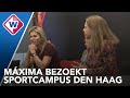 Máxima bezoekt Sportcampus Zuiderpark in Den Haag - OMROEP WEST