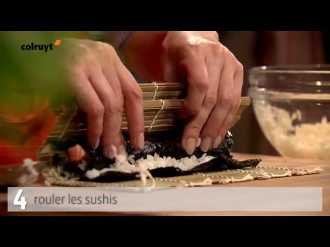 Faire des sushis - Colruyt