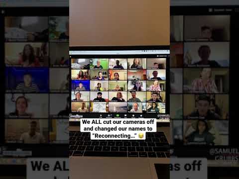 Our WHOLE Zoom class pranked our teacher (Reconnecting…)