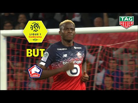 But Victor OSIMHEN (43') / LOSC - RC Strasbourg Alsace (2-0)  (LOSC-RCSA)/ 2019-20