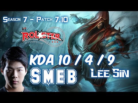KT Smeb LEE SIN vs GRAVES Jungle - Patch 7.10 KR Ranked