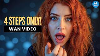 This Changes Everything! 4-Step AI Video Generation on ANY GPU - Wan StepDistill