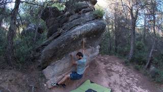 Video thumbnail of Problem 2 (Barraca de baix), 5. Salvanebleau