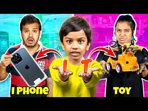 Buying A to Z Items for Shaurya | 24 Hour Alphabet Challenge! 🔠🛍️