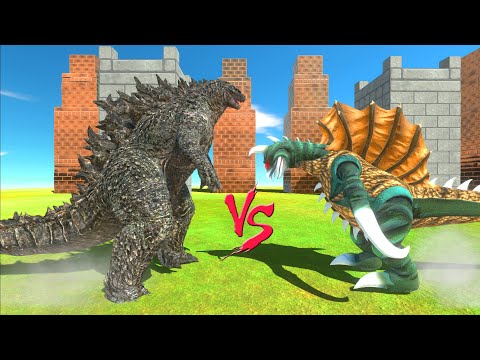 GODZILLA 2021 VS GIGAN 197X. BATTLE IN THE ABANDOED CITY. WHO IS THE WINNER ? - ARBS