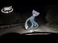 360° Huggy Wuggy found alone on the road!
