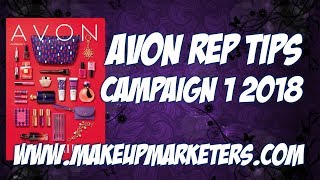 Avon Representative Sales Tips - Campaign 1 2018