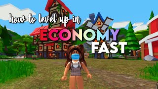 HOW TO LEVEL UP IN ECONOMY FAST (Roblox Islands)