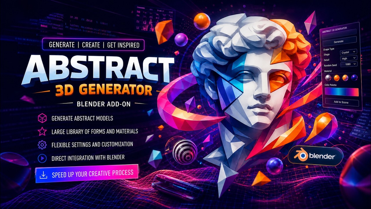 [Addon] Abstract 3d Generator - Released Scripts and Themes - Blender ...