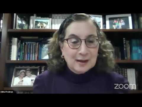 Shiur on occasion of 5th yahrzeit of Robin Goldman z"l w/ Adina Fredman