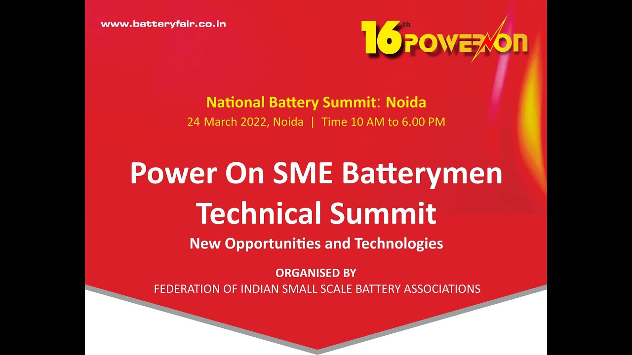 16 Power On Technical Battery Conference