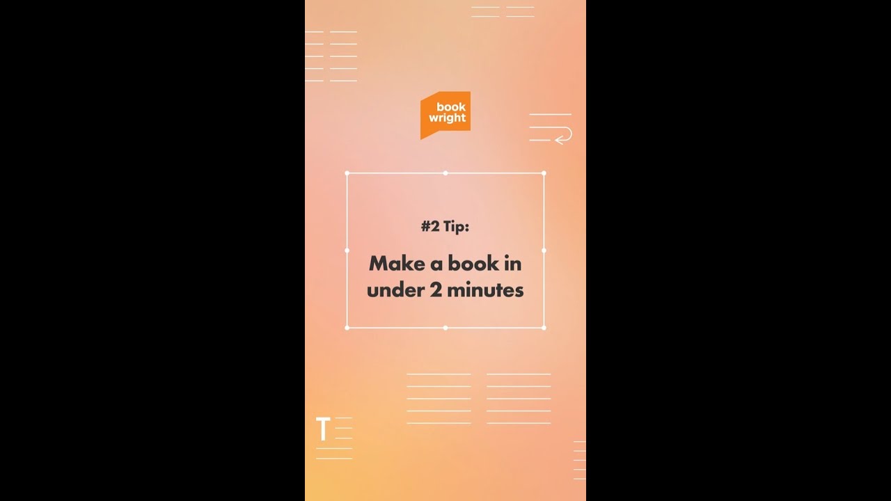 How to create a book in ~2 minutes