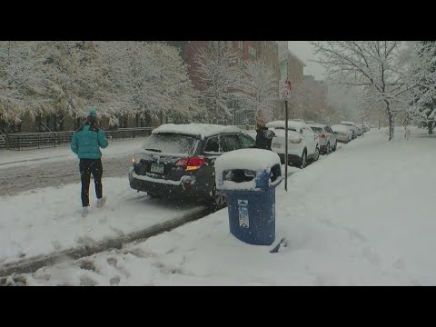 October Snowstorm Catches Homeowners, Plow Drivers Off Guard