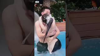 中国のヤバすぎるプールCrazy Fun slide! Would you ride it? #shorts #trampoline #adventure