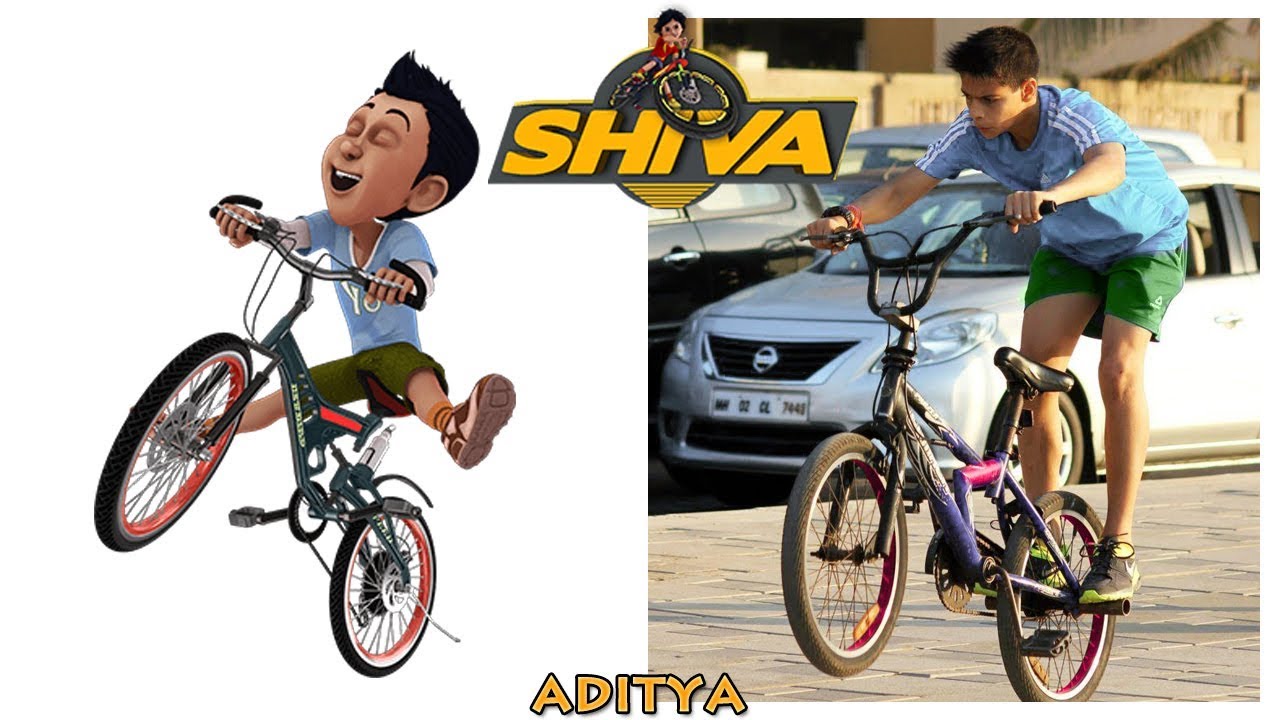 Shiva Cartoon Characters in Real Life